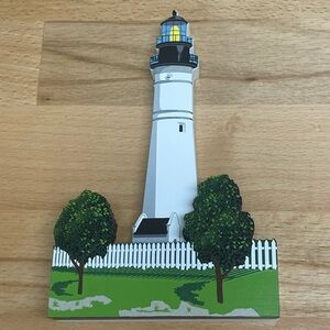 Key West Lighthouse by Sheila’s. PLH19 1999. Florida Wood Collectable.
